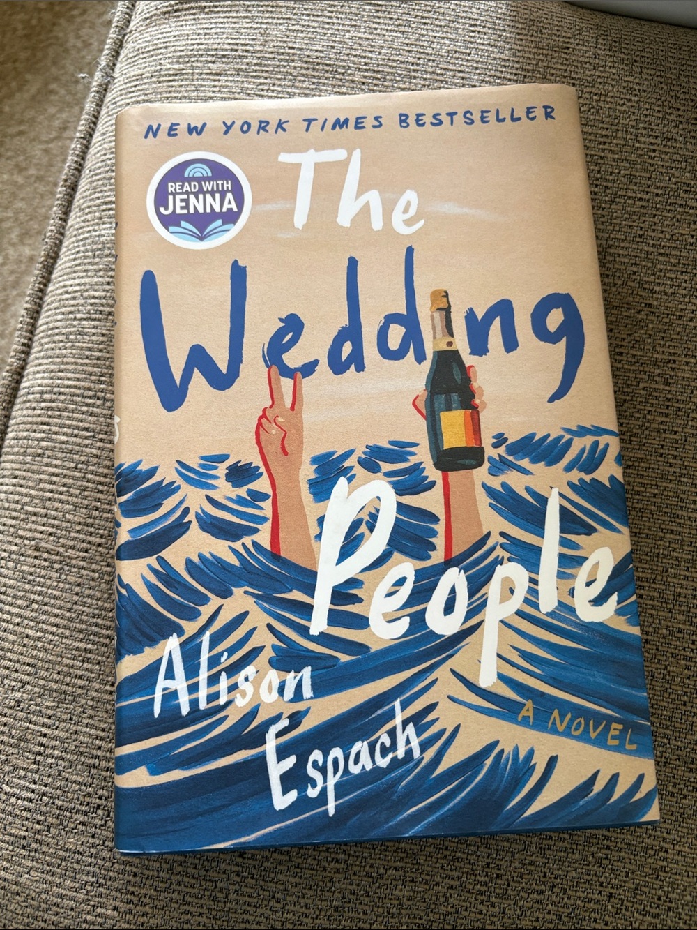 Alison Espach The Wedding People Hardcover Book - Blue/Tan